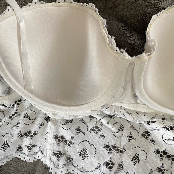 H&M Lacy White Push up Bra - Picture 9 of 10